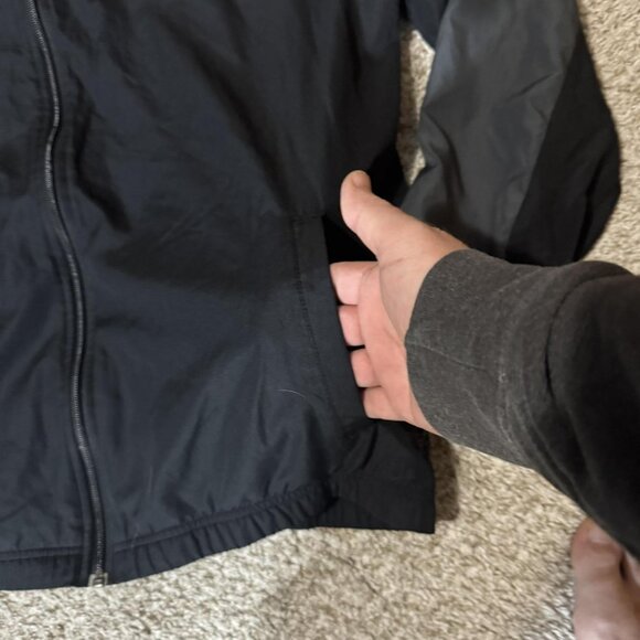 Nike Jacket Mens XL Black Colorblock Full Zip Running Windbreaker 381905-010 - Picture 2 of 10